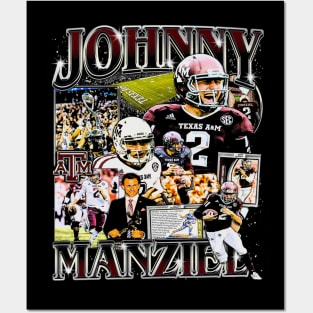 Johnny Manziel College Vintage Bootleg Posters and Art